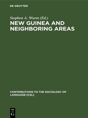 cover image of New Guinea and Neighboring Areas